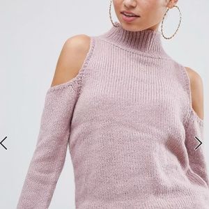 LF Cold Shoulder Sweater